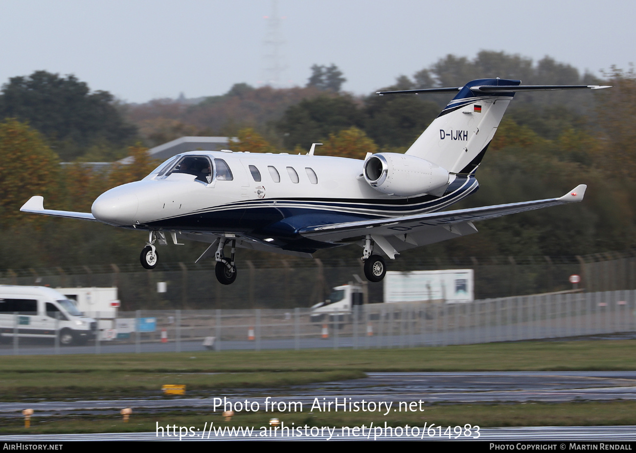 Aircraft Photo of D-IJKH | Cessna 525 CitationJet M2 | AirHistory.net #614983