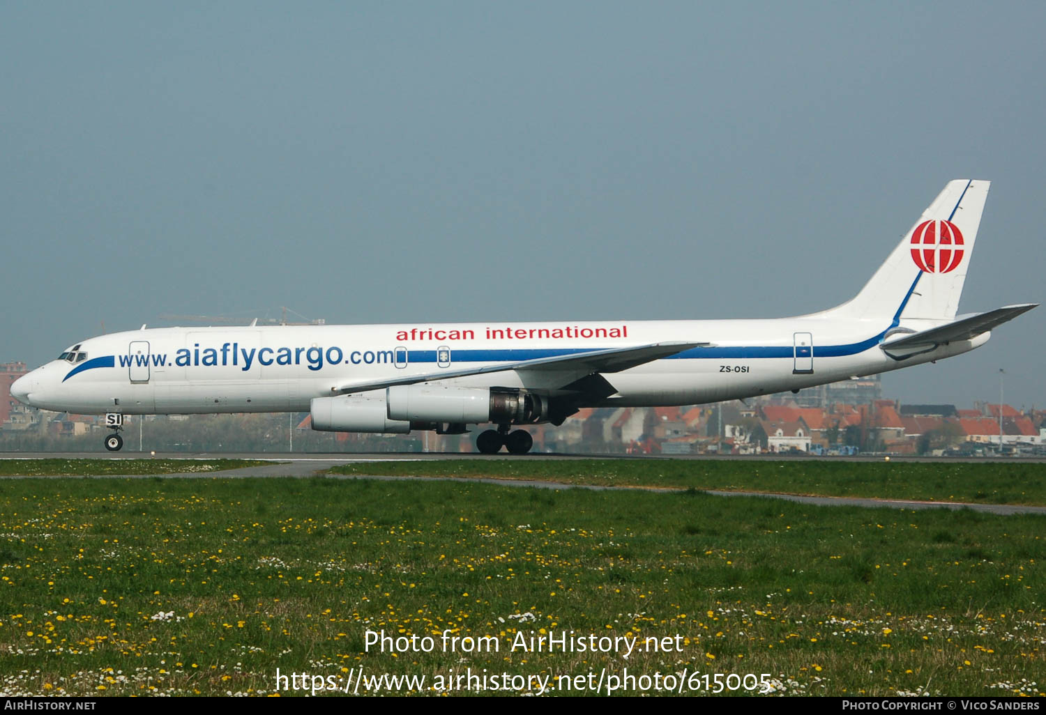 Aircraft Photo of ZS-OSI | McDonnell Douglas DC-8-62(F) | African International Airways | AirHistory.net #615005