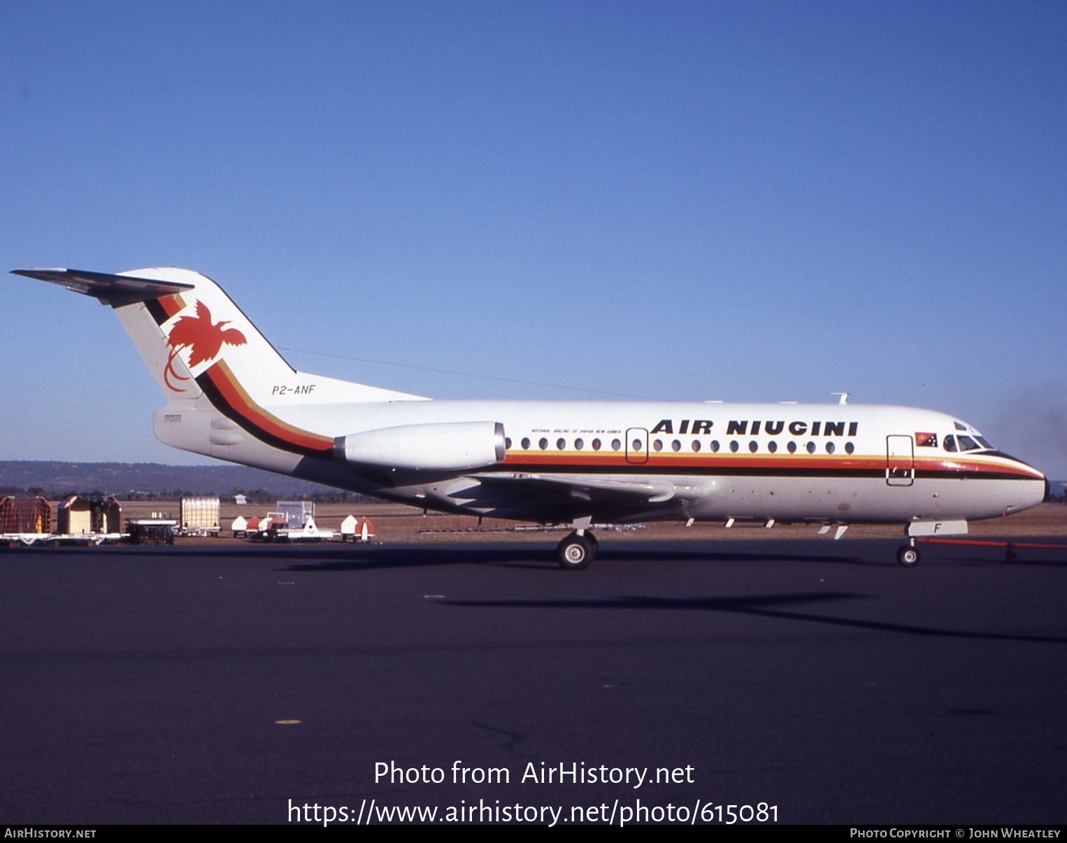 Aircraft Photo of P2-ANF | Fokker F28-1000 Fellowship | Air Niugini | AirHistory.net #615081