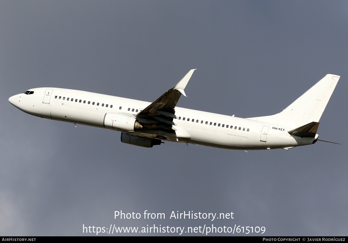 Aircraft Photo of OM-KEX | Boeing 737-8BK | AirHistory.net #615109