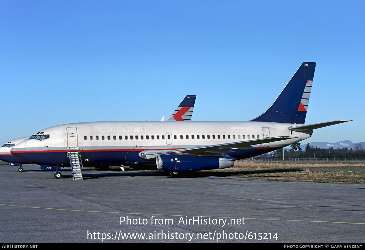 Aircraft Photo of C-FEPL | Boeing 737-2E1 | Canadian Airlines | AirHistory.net #615214