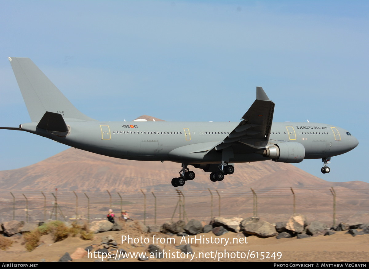 Aircraft Photo of T.24-01 | Airbus A330-202 | Spain - Air Force | AirHistory.net #615249