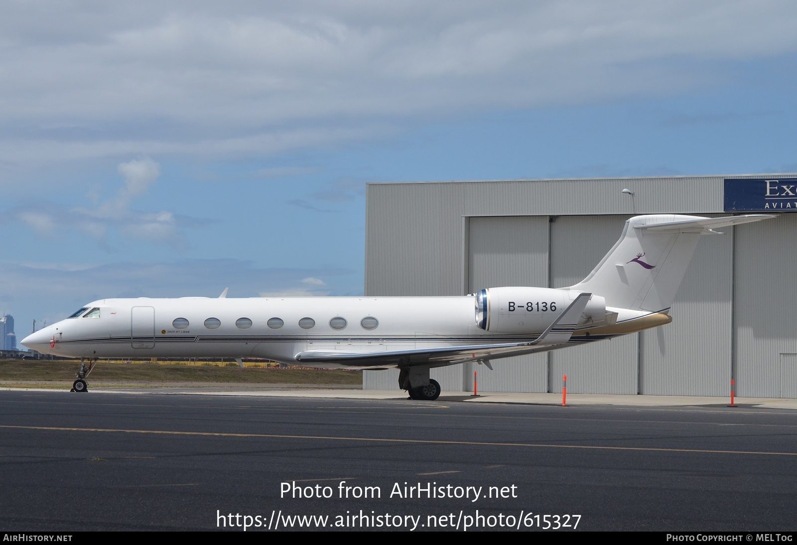 Aircraft Photo of B-8136 | Gulfstream Aerospace G-V-SP Gulfstream G550 | Deer Jet | AirHistory.net #615327