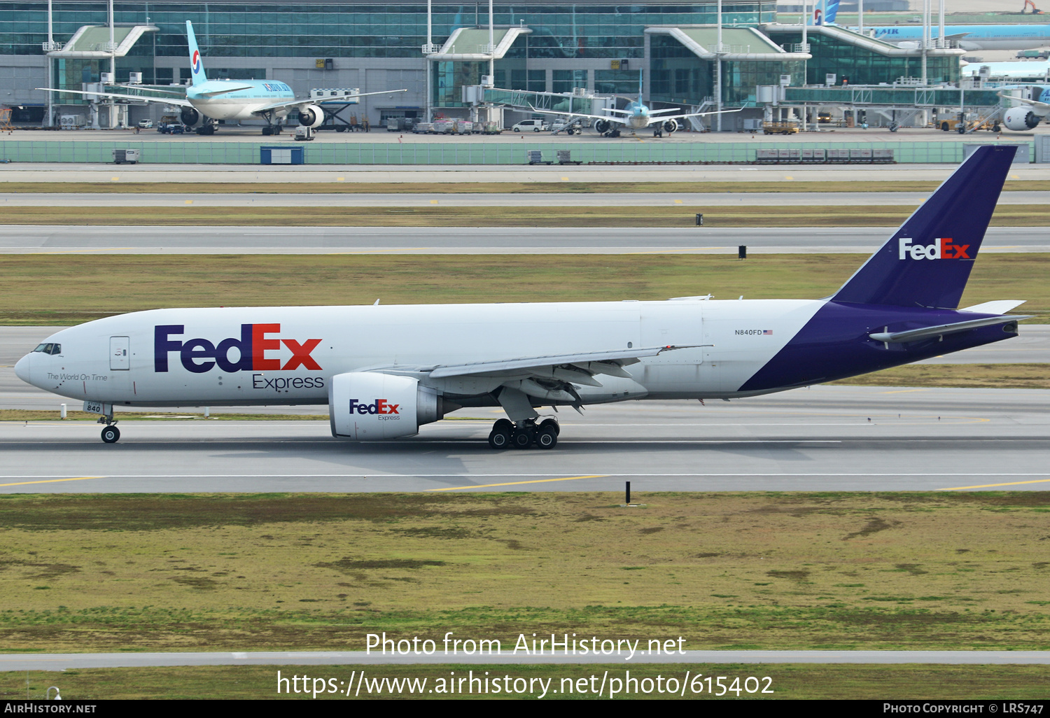 Aircraft Photo of N840FD | Boeing 777-FFX | FedEx Express - Federal Express | AirHistory.net #615402