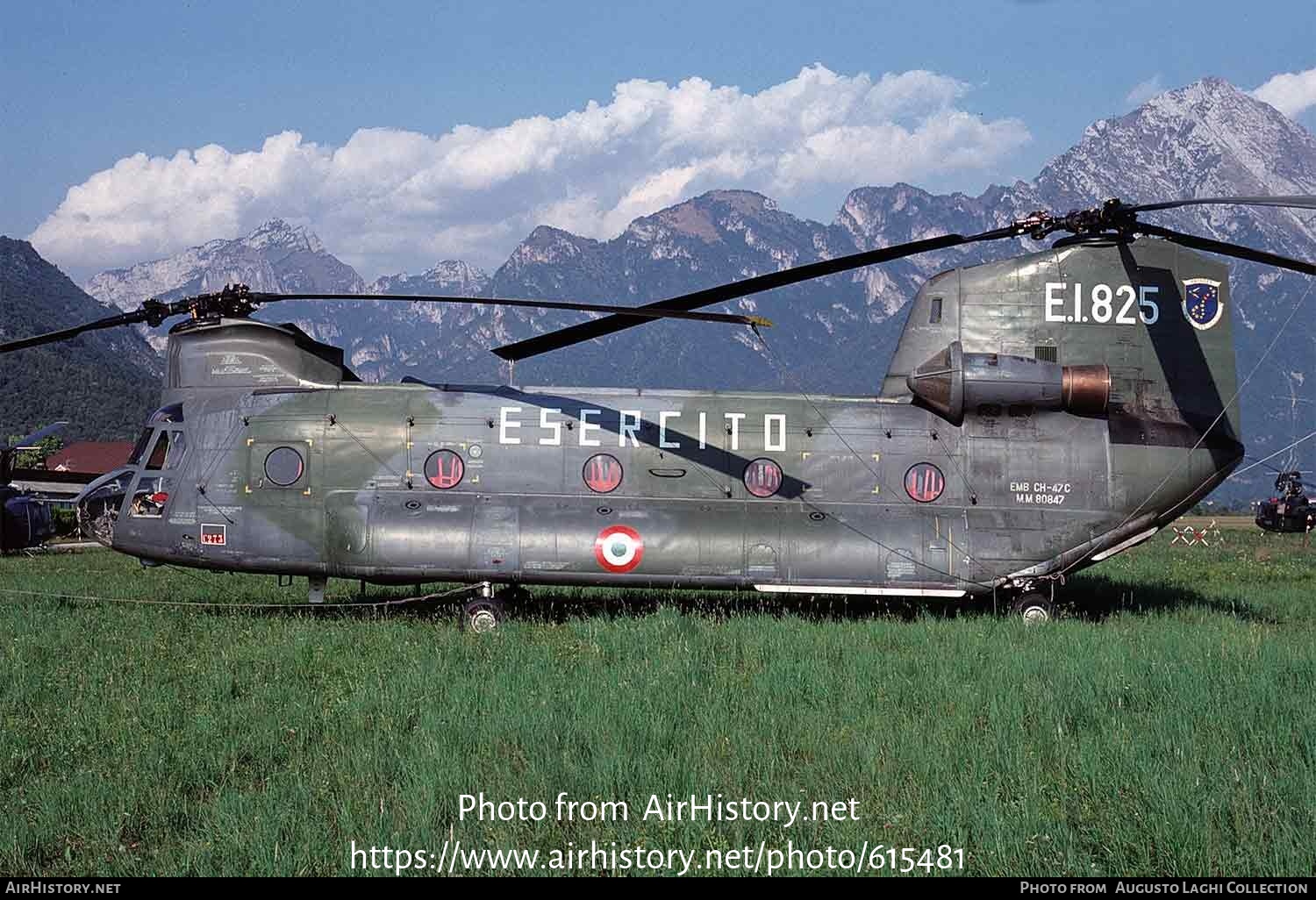 Aircraft Photo of MM80847 | Boeing Vertol CH-47C Chinook | Italy - Army | AirHistory.net #615481