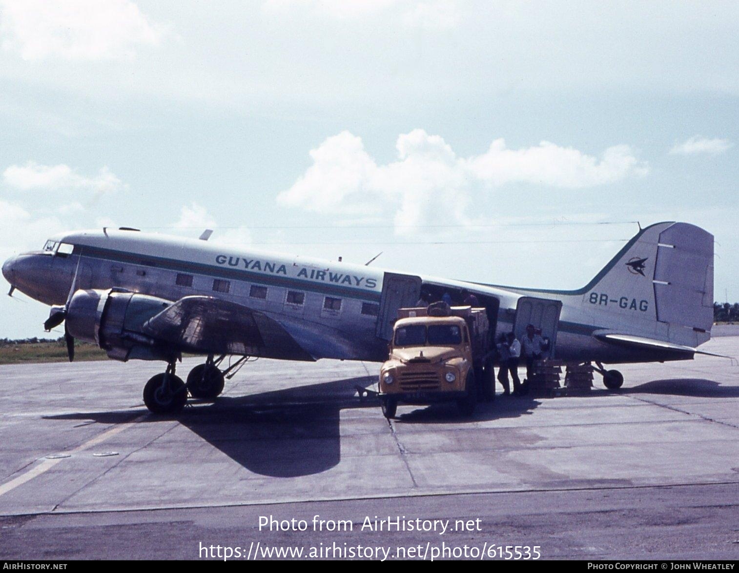 Aircraft Photo of 8R-GAG | Douglas DC-3C | Guyana Airways | AirHistory.net #615535