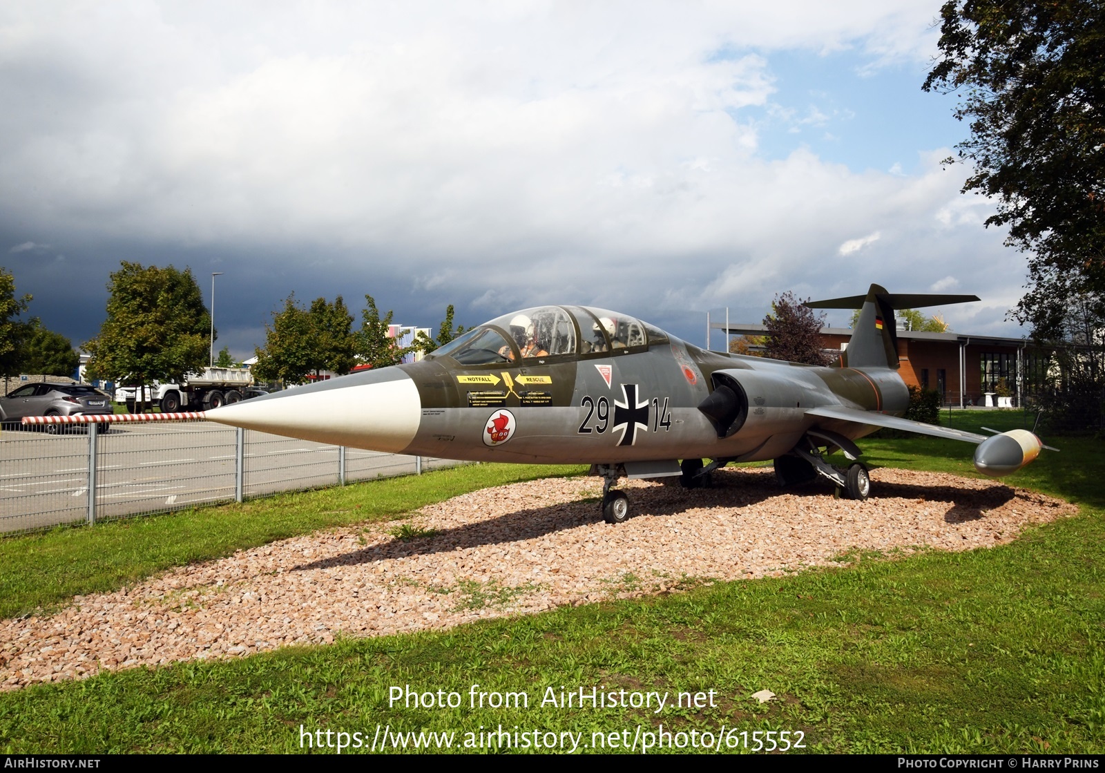 Aircraft Photo of 2914 | Lockheed F-104F Starfighter | Germany - Air Force | AirHistory.net #615552