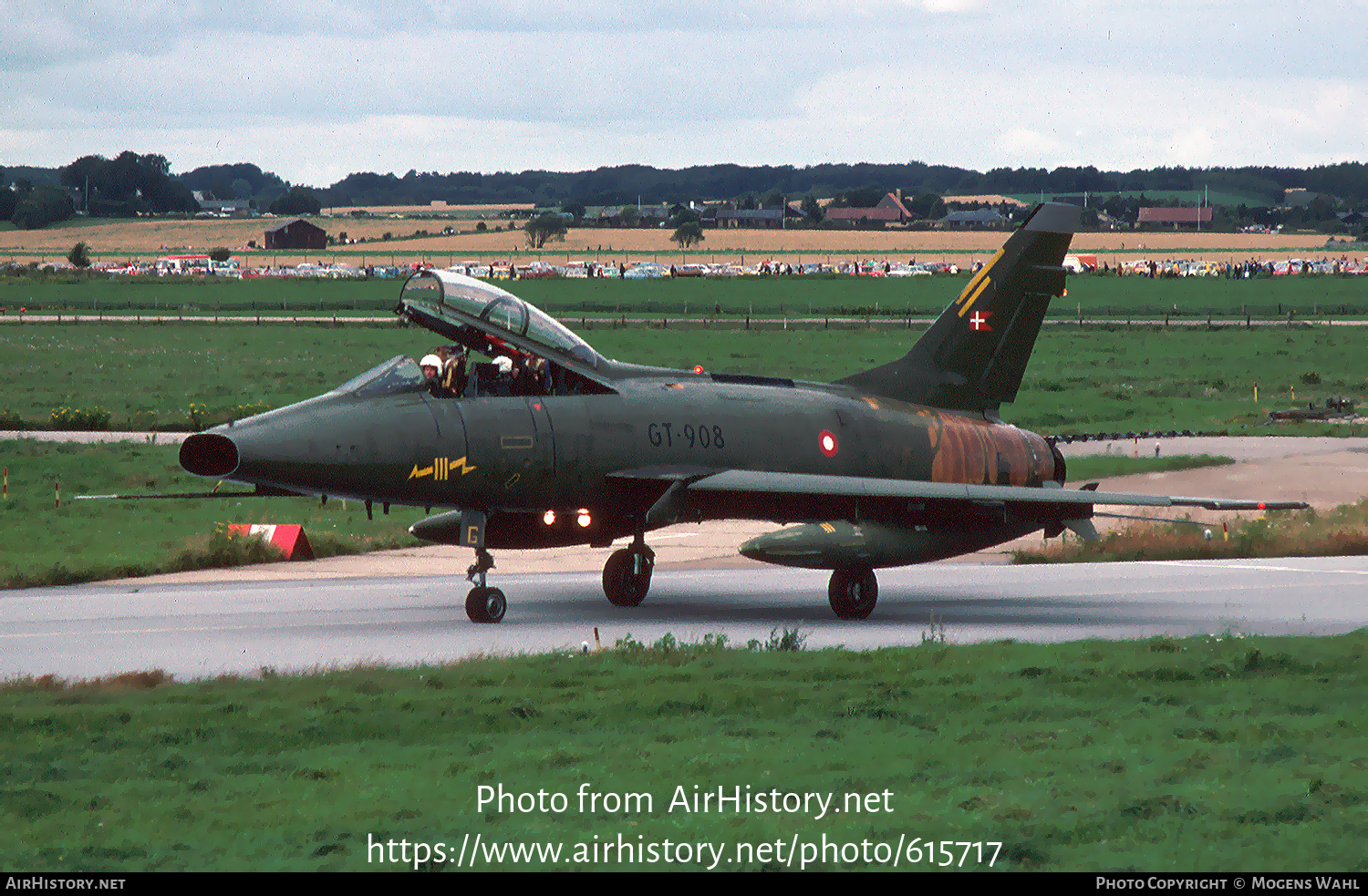 Aircraft Photo of GT-908 | North American TF-100F Super Sabre | Denmark - Air Force | AirHistory.net #615717