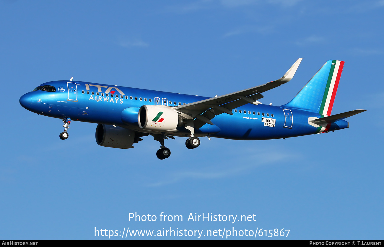 Aircraft Photo of F-WWBT | Airbus A320-272N | ITA Airways | AirHistory.net #615867