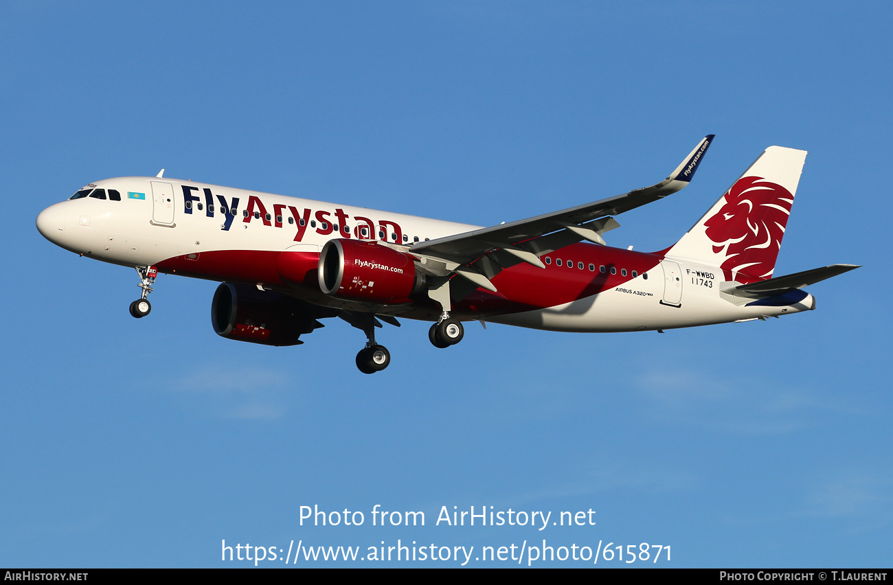 Aircraft Photo of F-WWBD | Airbus A320-271N | FlyArystan | AirHistory.net #615871