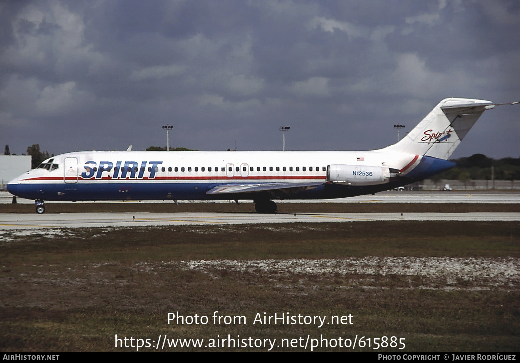 Aircraft Photo of N12536 | McDonnell Douglas DC-9-32 | Spirit Airlines | AirHistory.net #615885