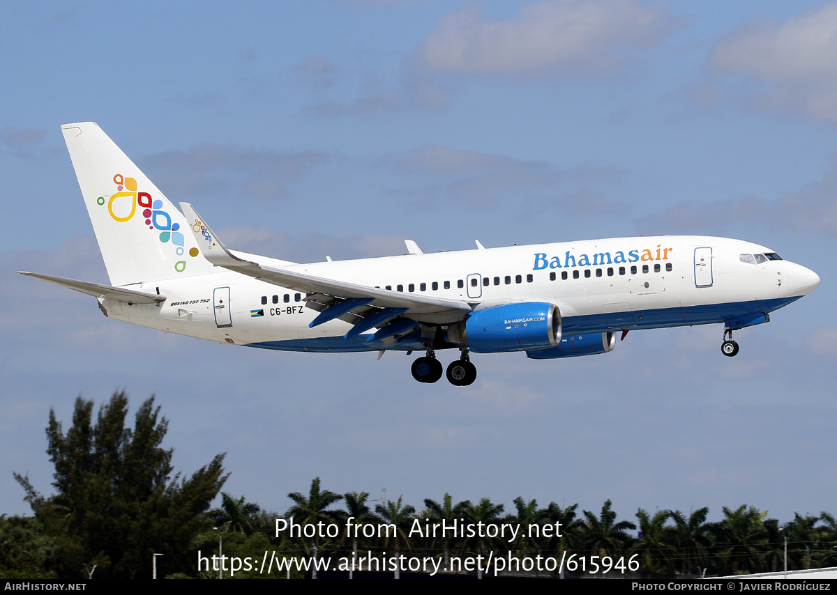 Aircraft Photo of C6-BFZ | Boeing 737-752 | Bahamasair | AirHistory.net #615946