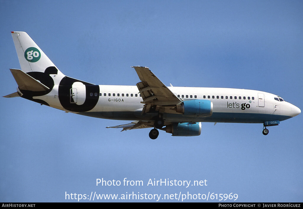 Aircraft Photo of G-IGOA | Boeing 737-3Y0 | Go Fly | AirHistory.net #615969