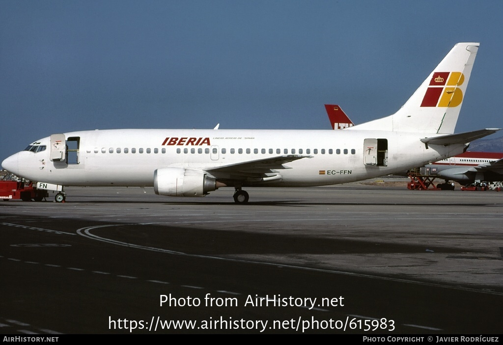 Aircraft Photo of EC-FFN | Boeing 737-36E | Iberia | AirHistory.net #615983