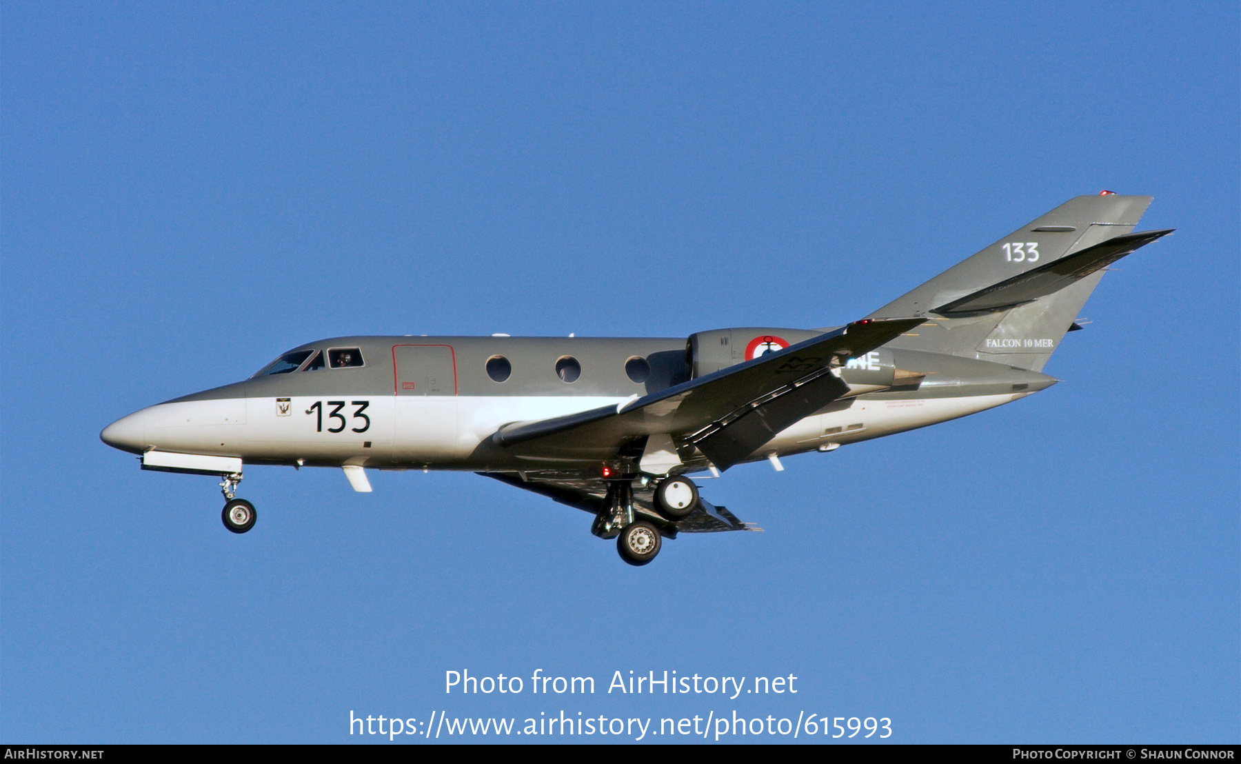 Aircraft Photo of 133 | Dassault Falcon 10MER | France - Navy | AirHistory.net #615993