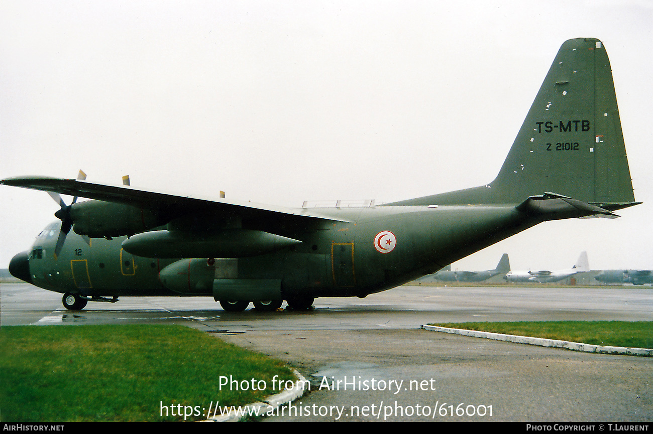 Aircraft Photo of Z21012 / TS-MTB | Lockheed C-130H Hercules | Tunisia - Air Force | AirHistory.net #616001