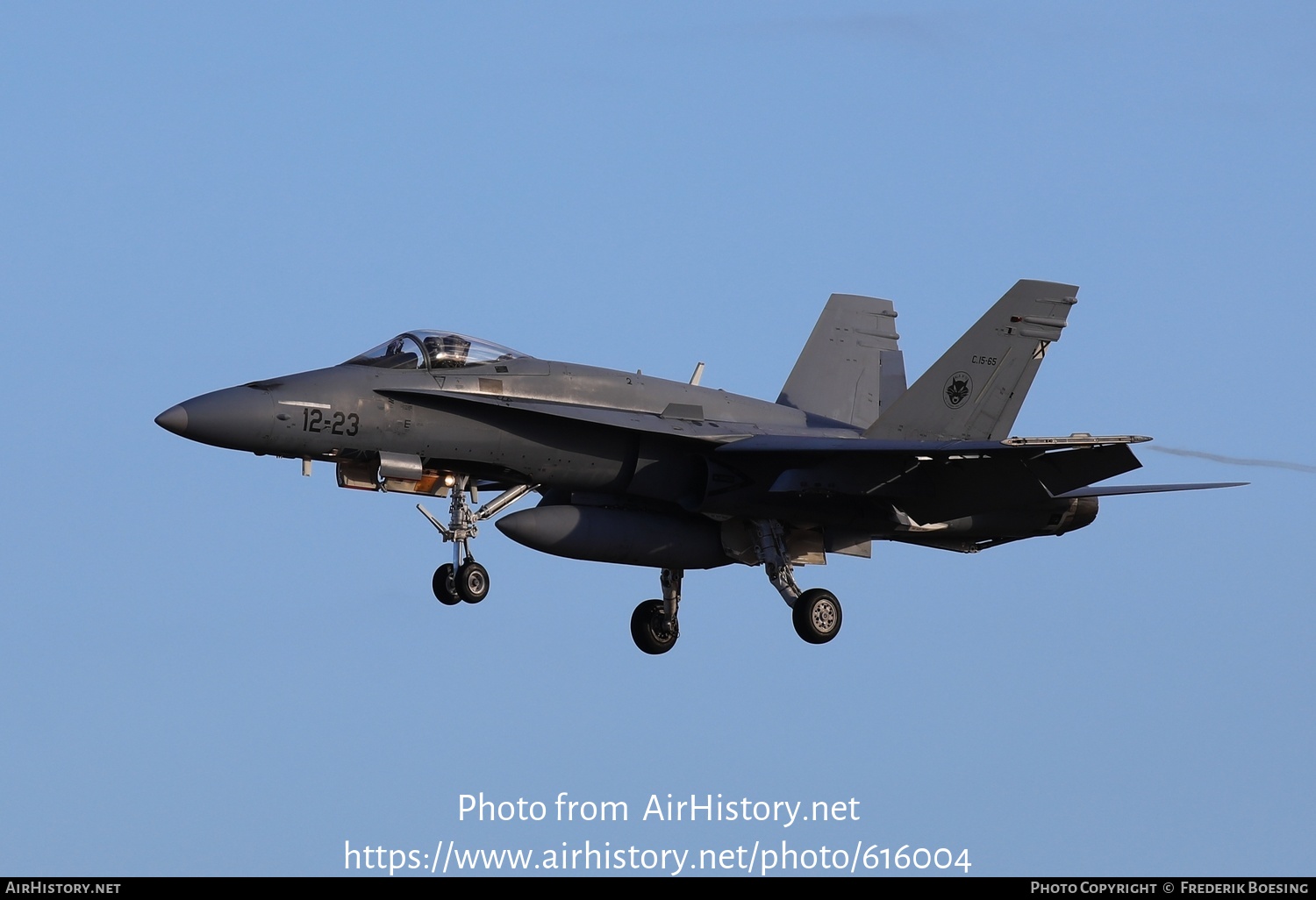 Aircraft Photo of C15-65 | McDonnell Douglas EF-18A Hornet | Spain - Air Force | AirHistory.net #616004