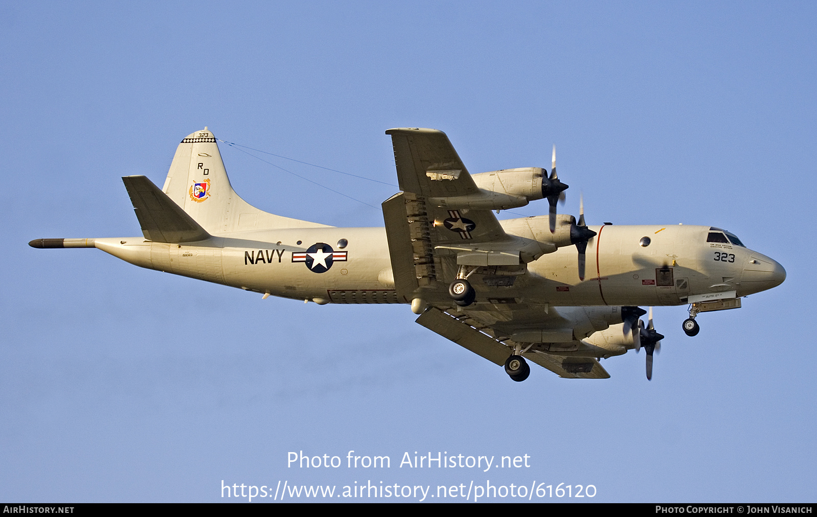 Aircraft Photo of 159323 | Lockheed P-3C AIP+ Orion | USA - Navy | AirHistory.net #616120