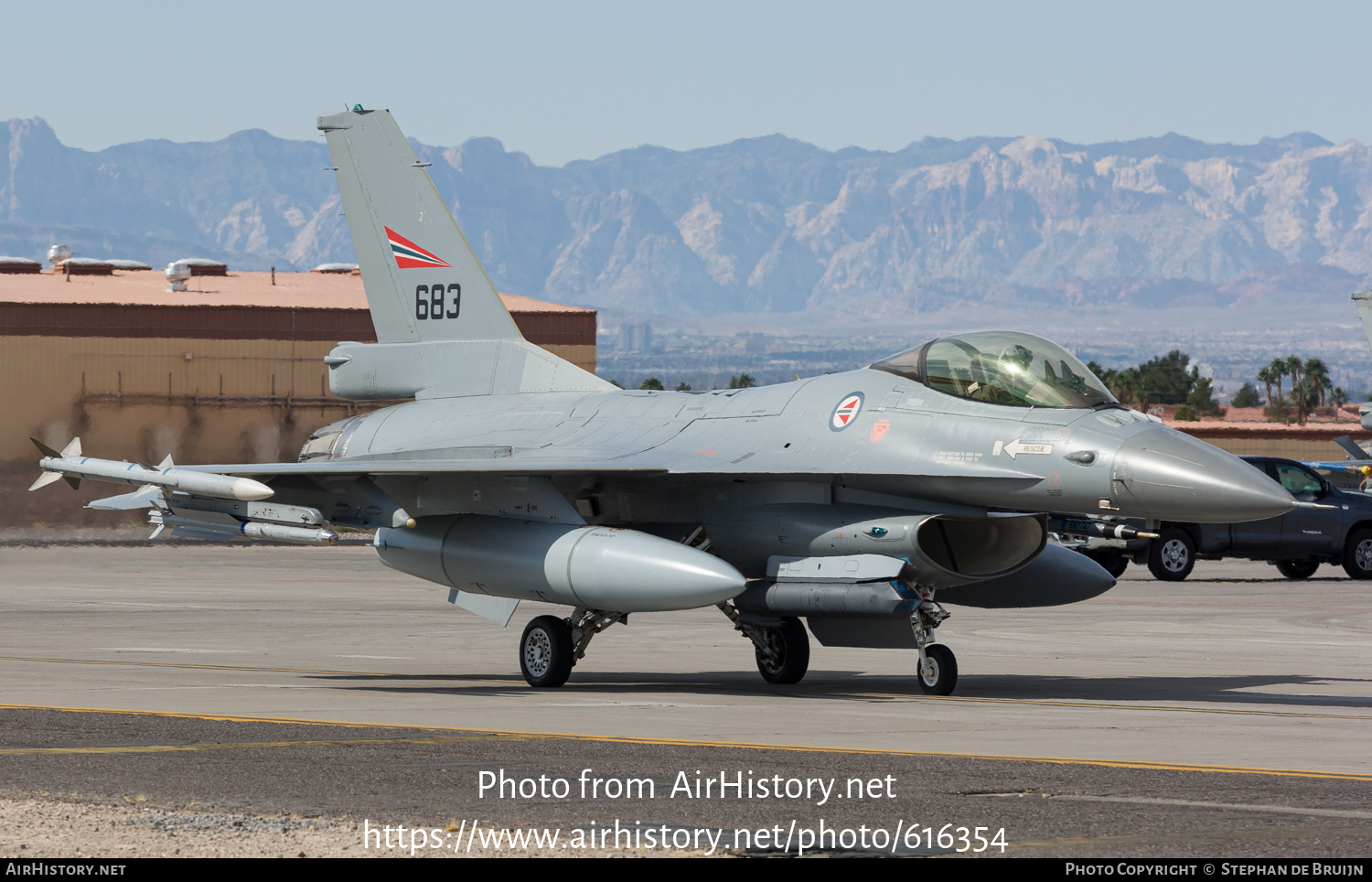 Aircraft Photo of 683 | General Dynamics F-16AM Fighting Falcon | Norway - Air Force | AirHistory.net #616354