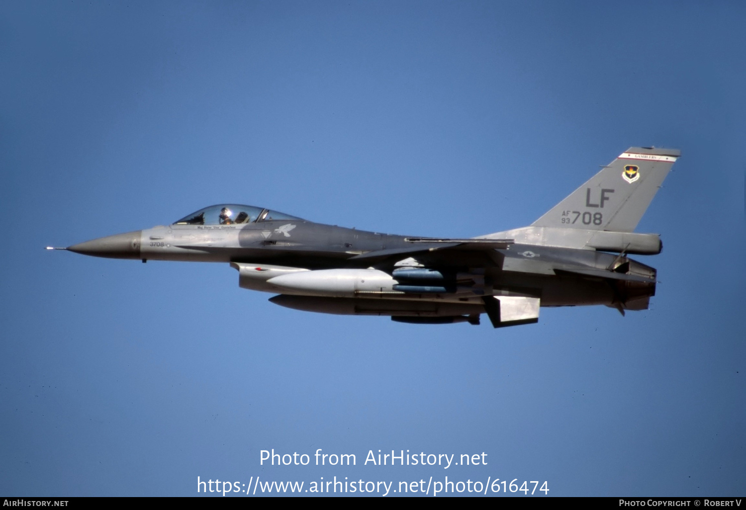 Aircraft Photo of 93-0708 / AF93-708 | Lockheed Martin F-16A Fighting Falcon | USA - Air Force | AirHistory.net #616474