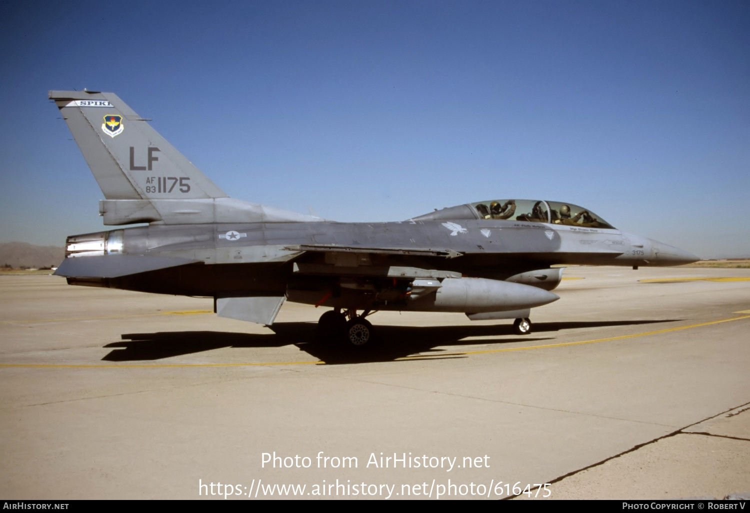 Aircraft Photo of 83-1175 / AF83-175 | General Dynamics F-16D Fighting Falcon | USA - Air Force | AirHistory.net #616475