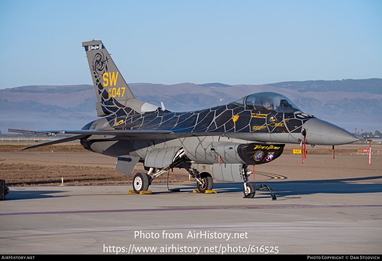 Aircraft Photo of 94-0047 / AF94-047 | Lockheed Martin F-16CJ Fighting Falcon | USA - Air Force | AirHistory.net #616525