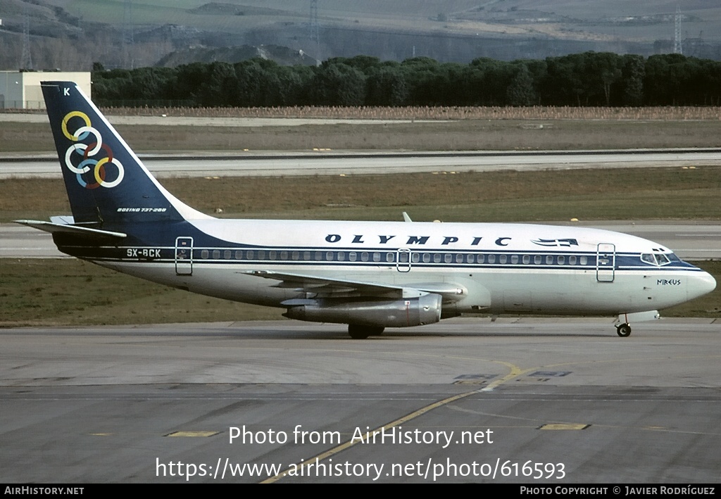 Aircraft Photo of SX-BCK | Boeing 737-284/Adv | Olympic | AirHistory.net #616593