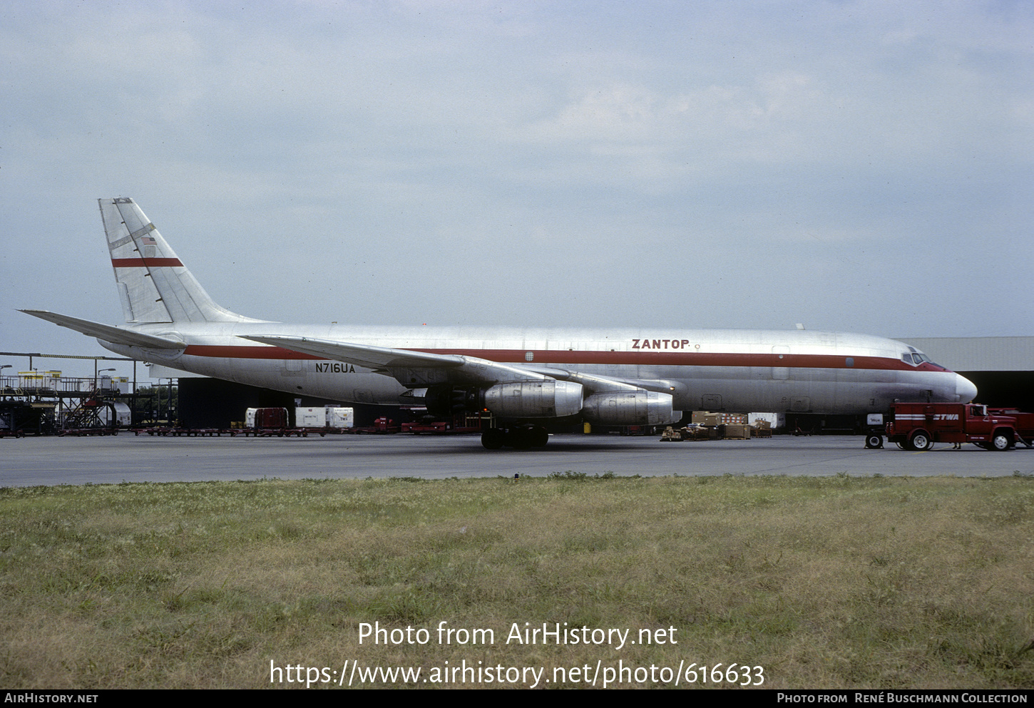 Aircraft Photo of N716UA | Douglas DC-8-33(F) | Zantop International Airlines | AirHistory.net #616633