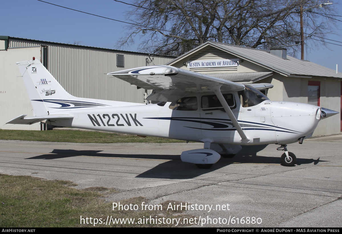 Aircraft Photo of N122VK | Cessna 172S Skyhawk SP | AAA - Austin Academy of Aviation | AirHistory.net #616880