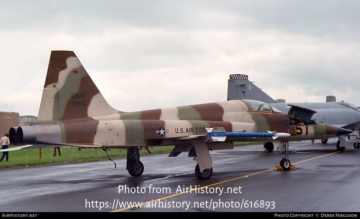 Aircraft Photo of 74-1551 / 01551 | Northrop F-5E Tiger II | USA - Air Force | AirHistory.net #616893