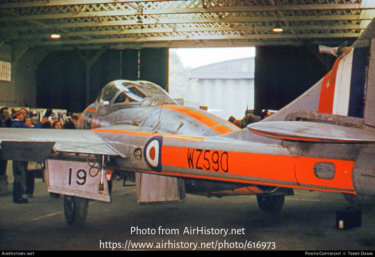 Aircraft Photo of WZ590 | De Havilland D.H. 115 Vampire T11 | UK - Air Force | AirHistory.net #616973