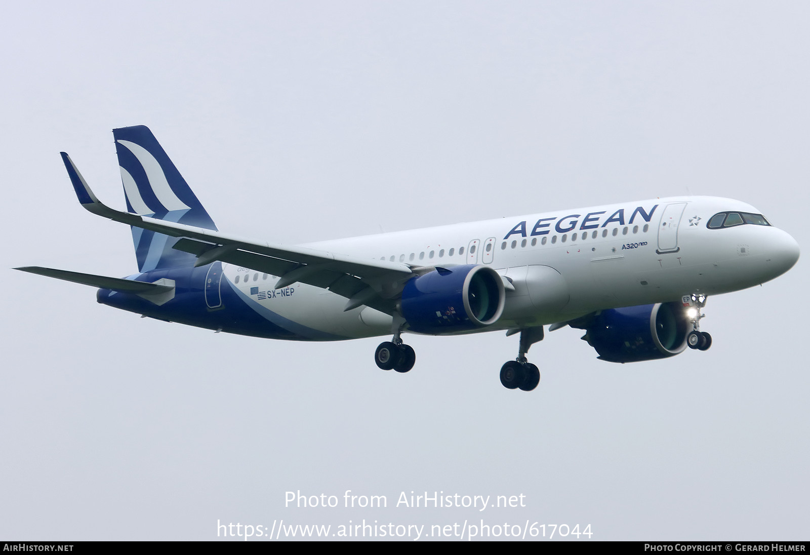 Aircraft Photo of SX-NEP | Airbus A320-271N | Aegean Airlines | AirHistory.net #617044