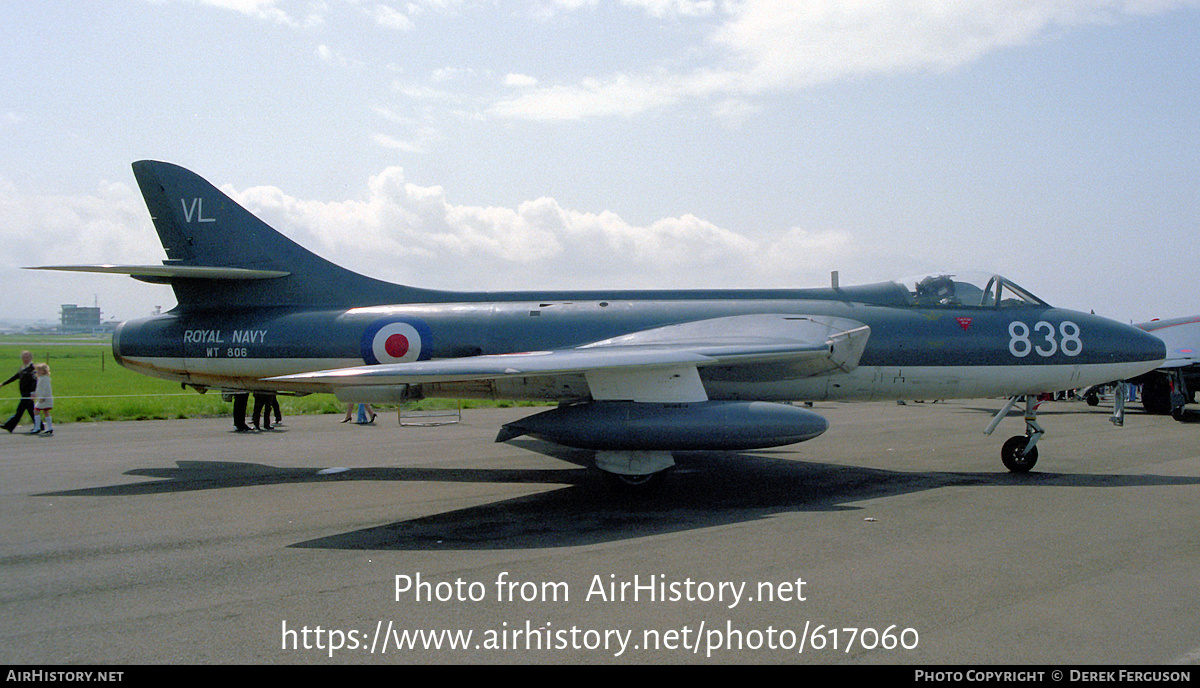 Aircraft Photo of WT806 | Hawker Hunter GA11 | UK - Navy | AirHistory.net #617060