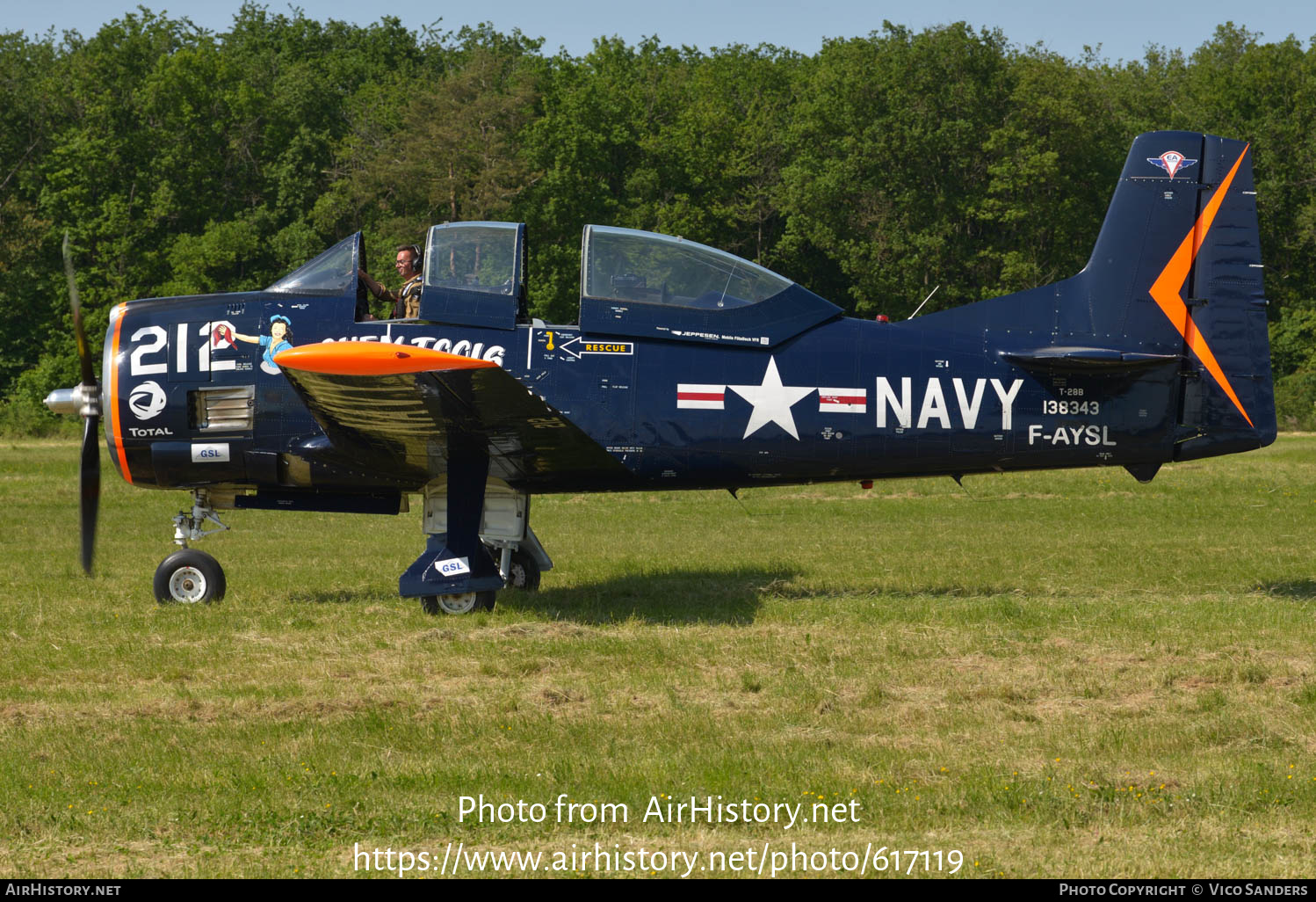 Aircraft Photo of F-AYSL / 138343 | North American T-28B Trojan | USA - Navy | AirHistory.net #617119