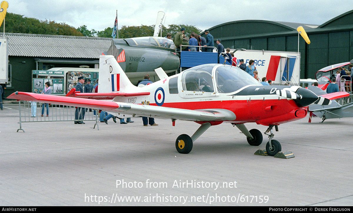 Aircraft Photo of XX667 | Scottish Aviation Bulldog 120/121 | UK - Air Force | AirHistory.net #617159