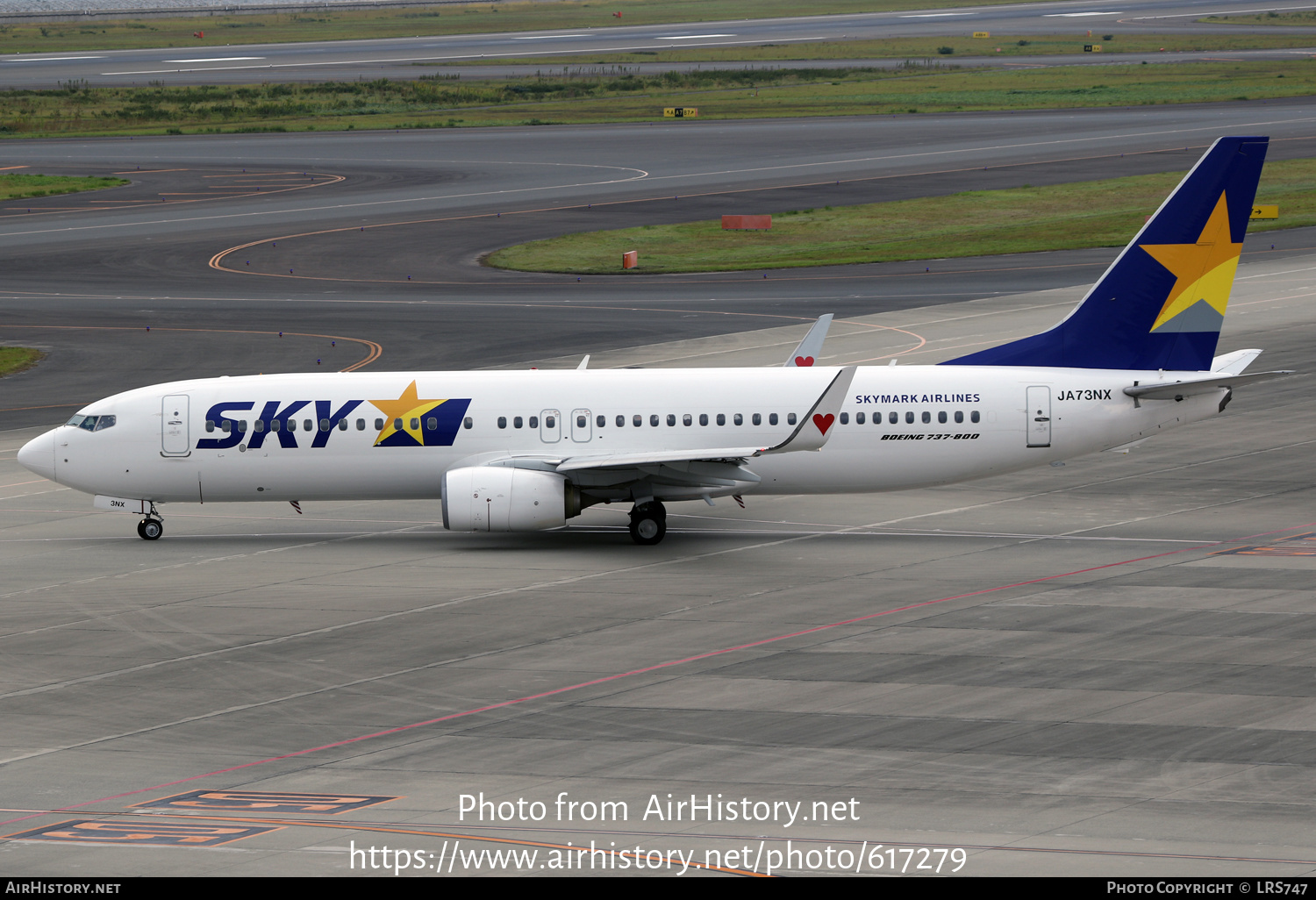 Aircraft Photo of JA73NX | Boeing 737-86N | Skymark Airlines | AirHistory.net #617279