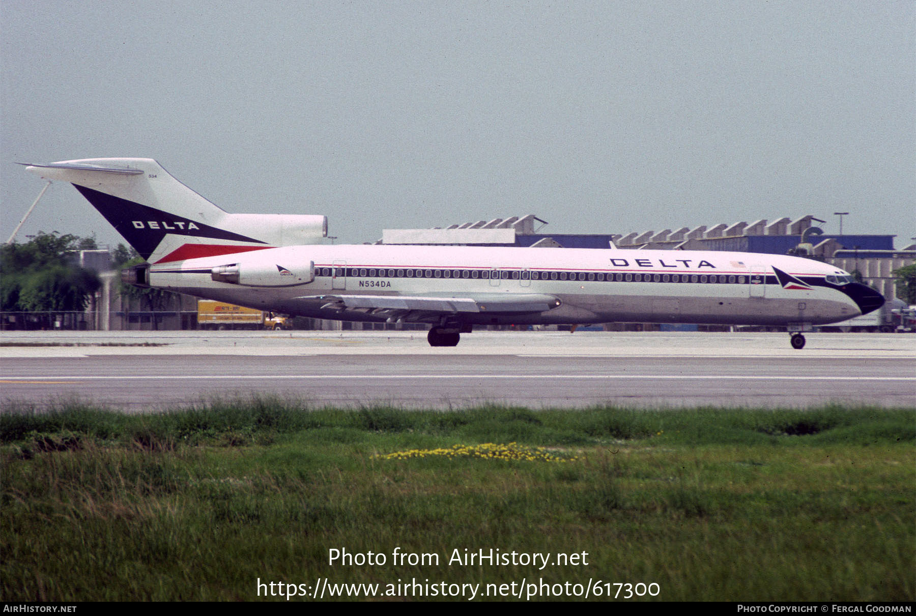 Aircraft Photo of N534DA | Boeing 727-232/Adv | Delta Air Lines | AirHistory.net #617300