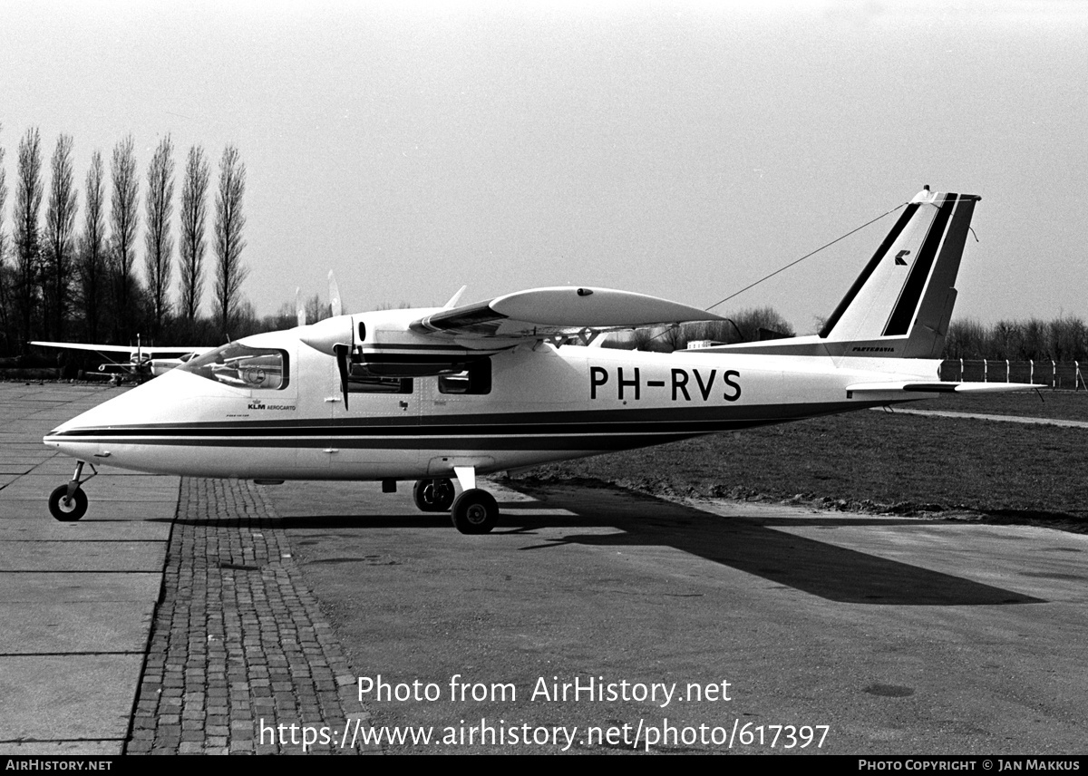 Aircraft Photo of PH-RVS | Partenavia P-68 | KLM Aerocarto | AirHistory.net #617397