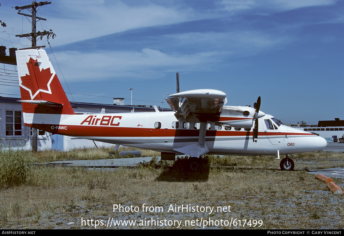 Aircraft Photo of C-FAWC | De Havilland Canada DHC-6-100 Twin Otter ...