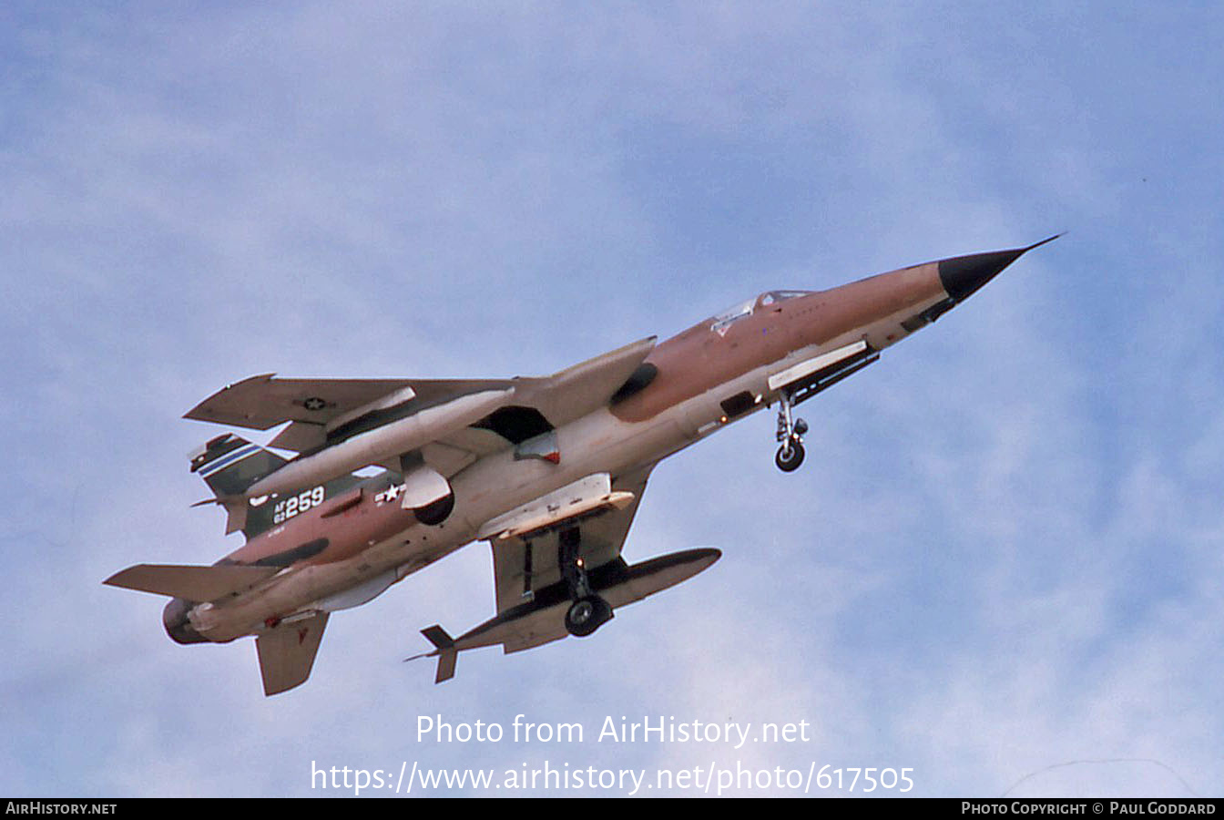 Aircraft Photo of 62-4259 / AF62-259 | Republic F-105D Thunderchief | USA - Air Force | AirHistory.net #617505