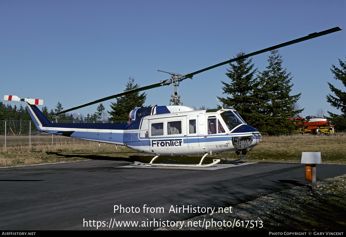 Aircraft Photo of C-GFHM | Bell 205A-1 | Frontier Helicopters | AirHistory.net #617513