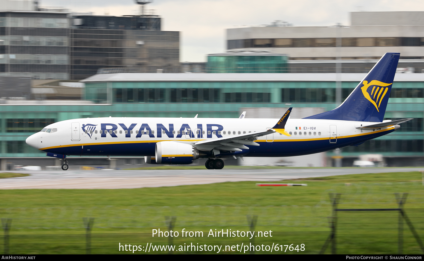 Aircraft Photo of EI-IGV | Boeing 737-8200 Max 200 | Ryanair | AirHistory.net #617648