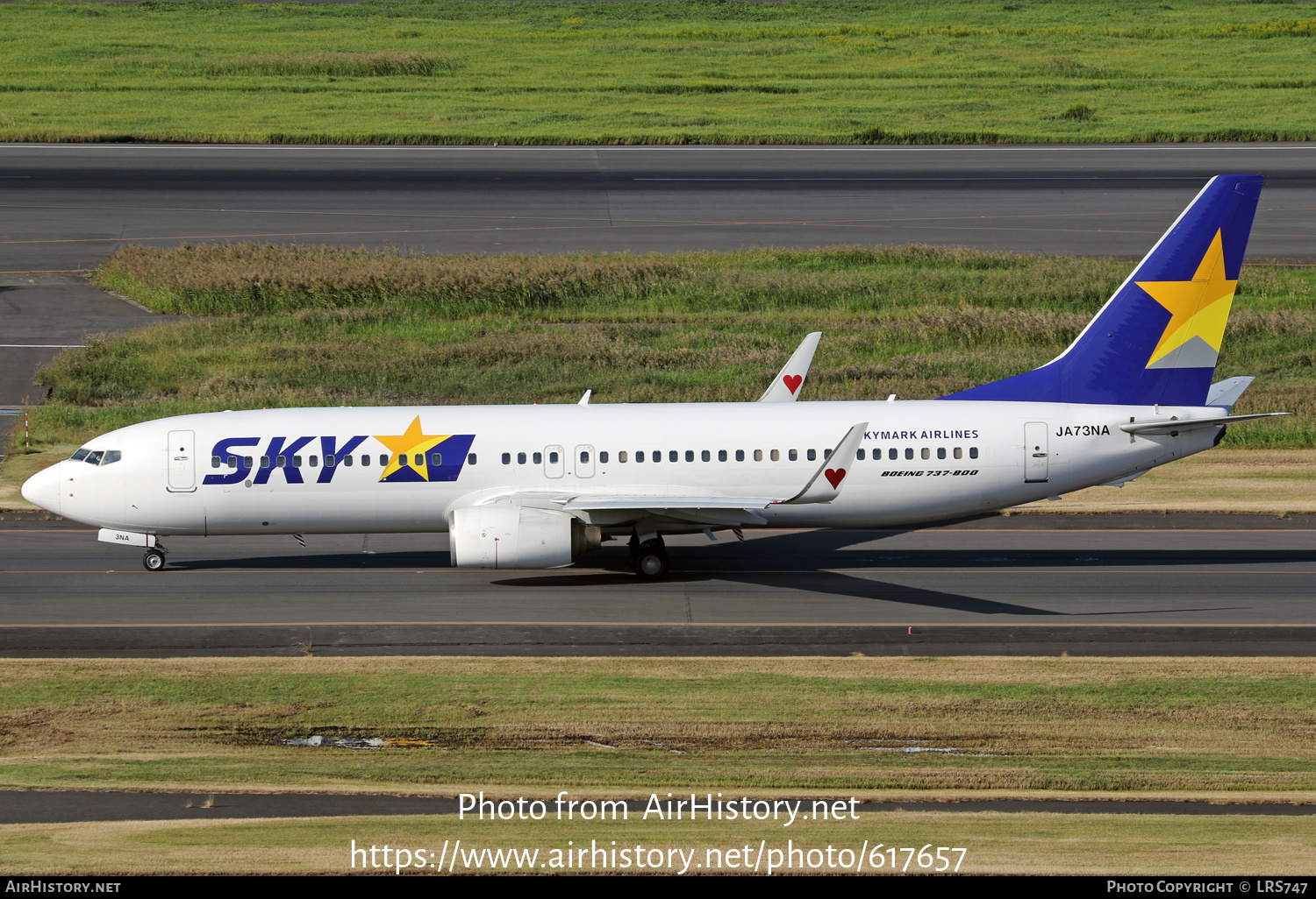 Aircraft Photo of JA73NA | Boeing 737-8HX | Skymark Airlines | AirHistory.net #617657