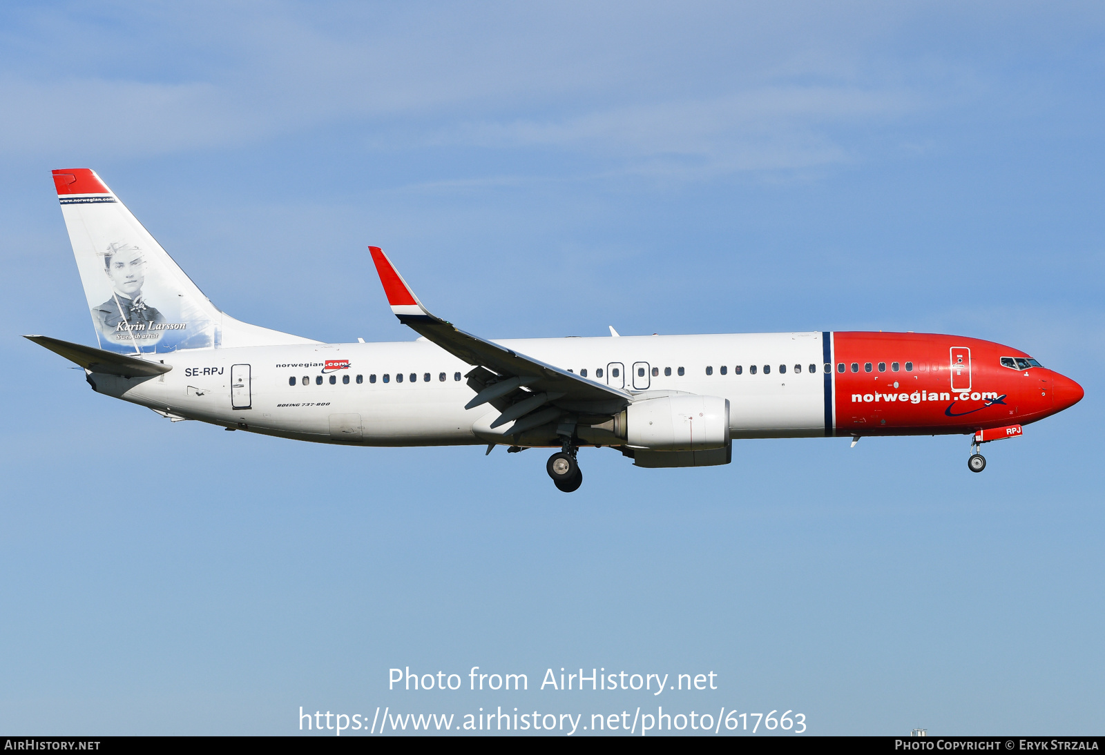 Aircraft Photo of SE-RPJ | Boeing 737-8JP | Norwegian | AirHistory.net #617663