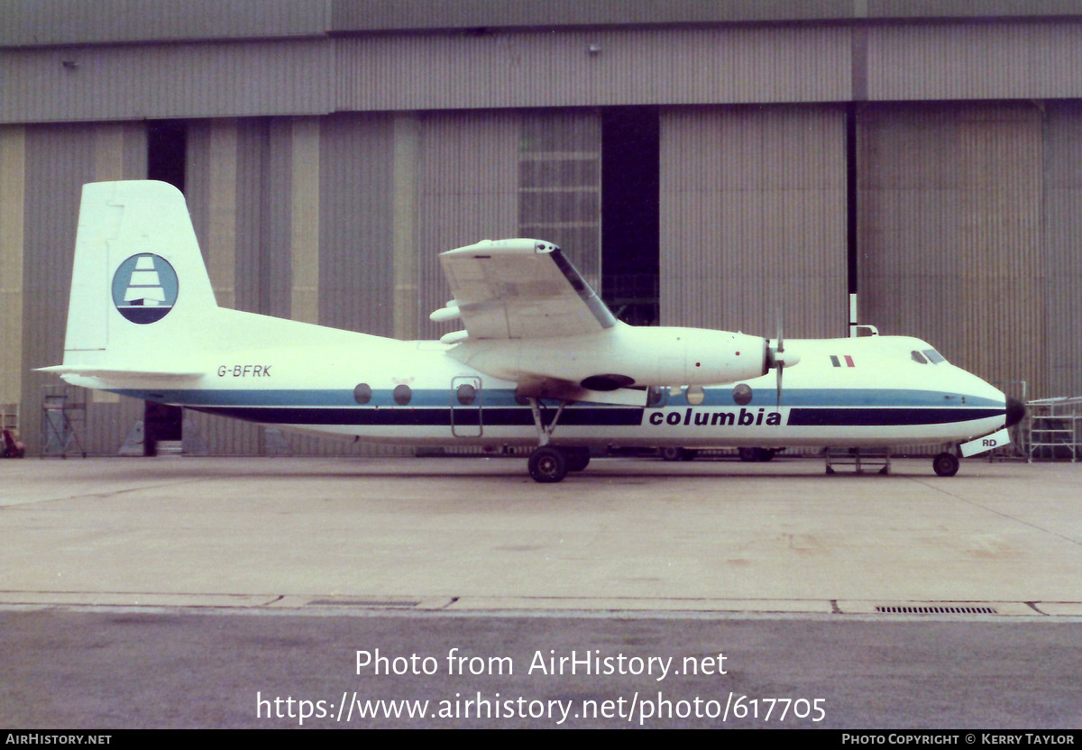 Aircraft Photo of G-BFRK | Handley Page HPR-7 Herald 209 | Columbia | AirHistory.net #617705