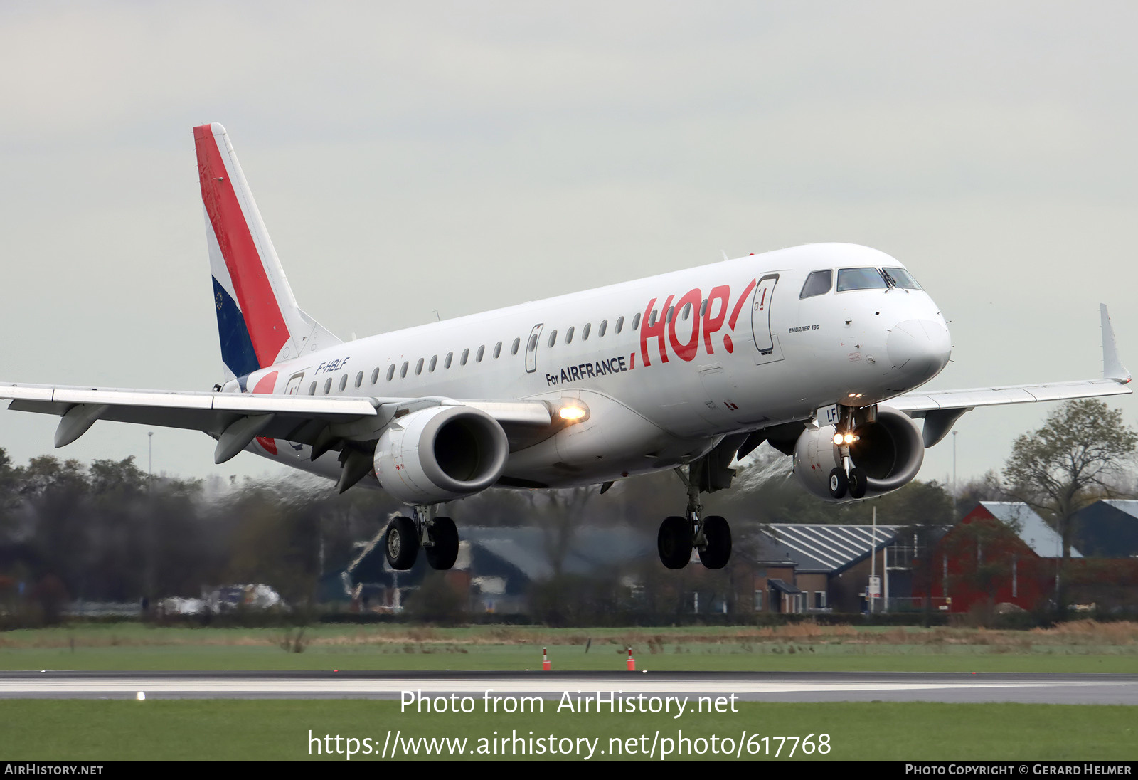 Aircraft Photo of F-HBLF | Embraer 190LR (ERJ-190-100LR) | Hop! | AirHistory.net #617768