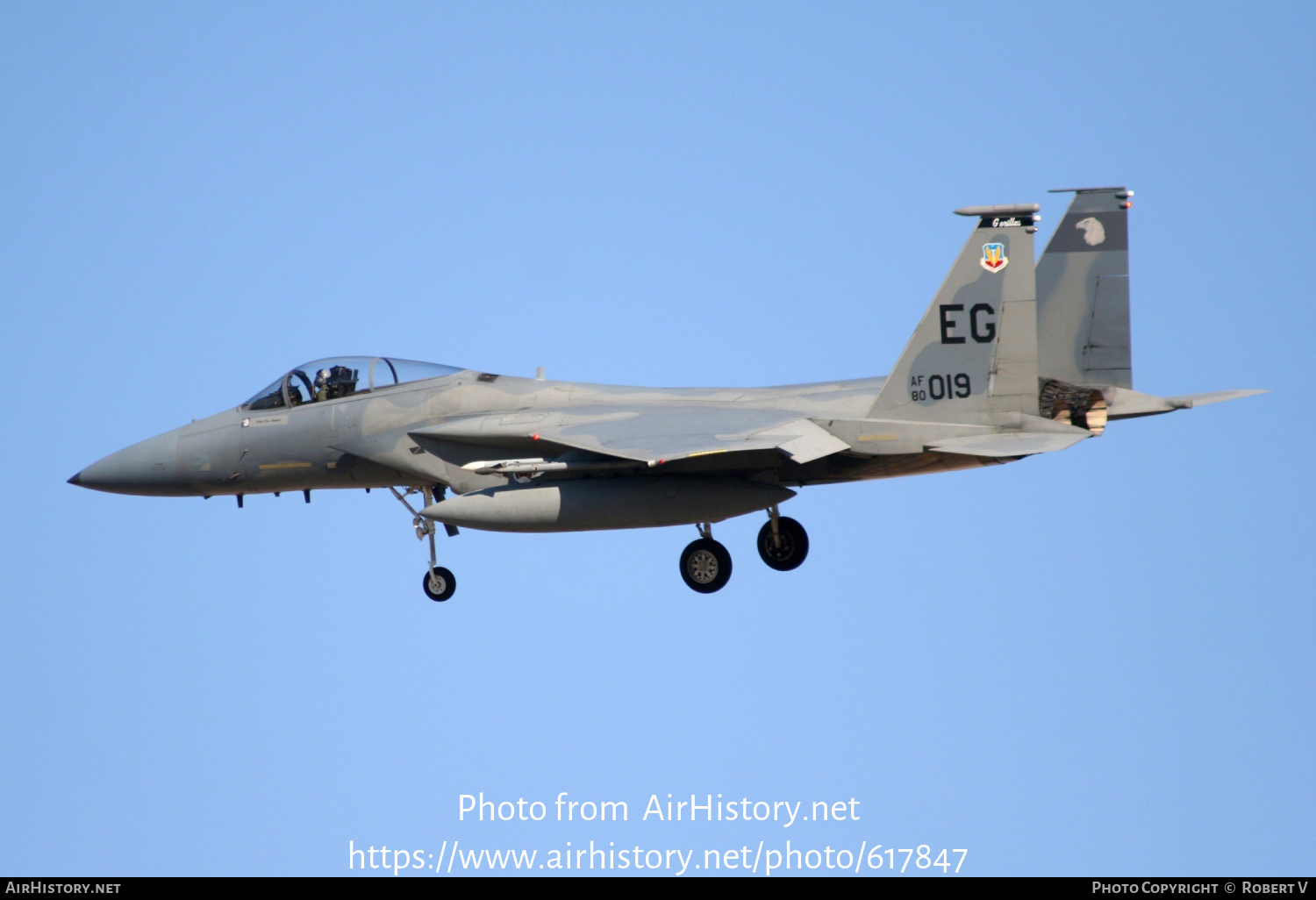 Aircraft Photo of 80-0019 / AF80-019 | McDonnell Douglas F-15C Eagle | USA - Air Force | AirHistory.net #617847