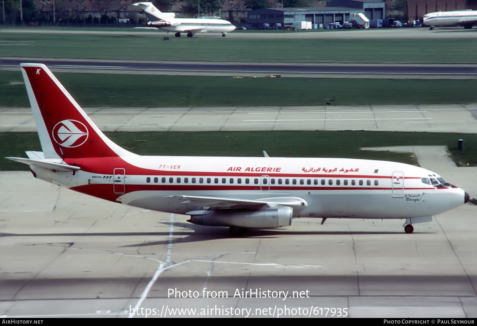 Aircraft Photo of 7T-VEK | Boeing 737-2D6/Adv | Air Algérie | AirHistory.net #617935