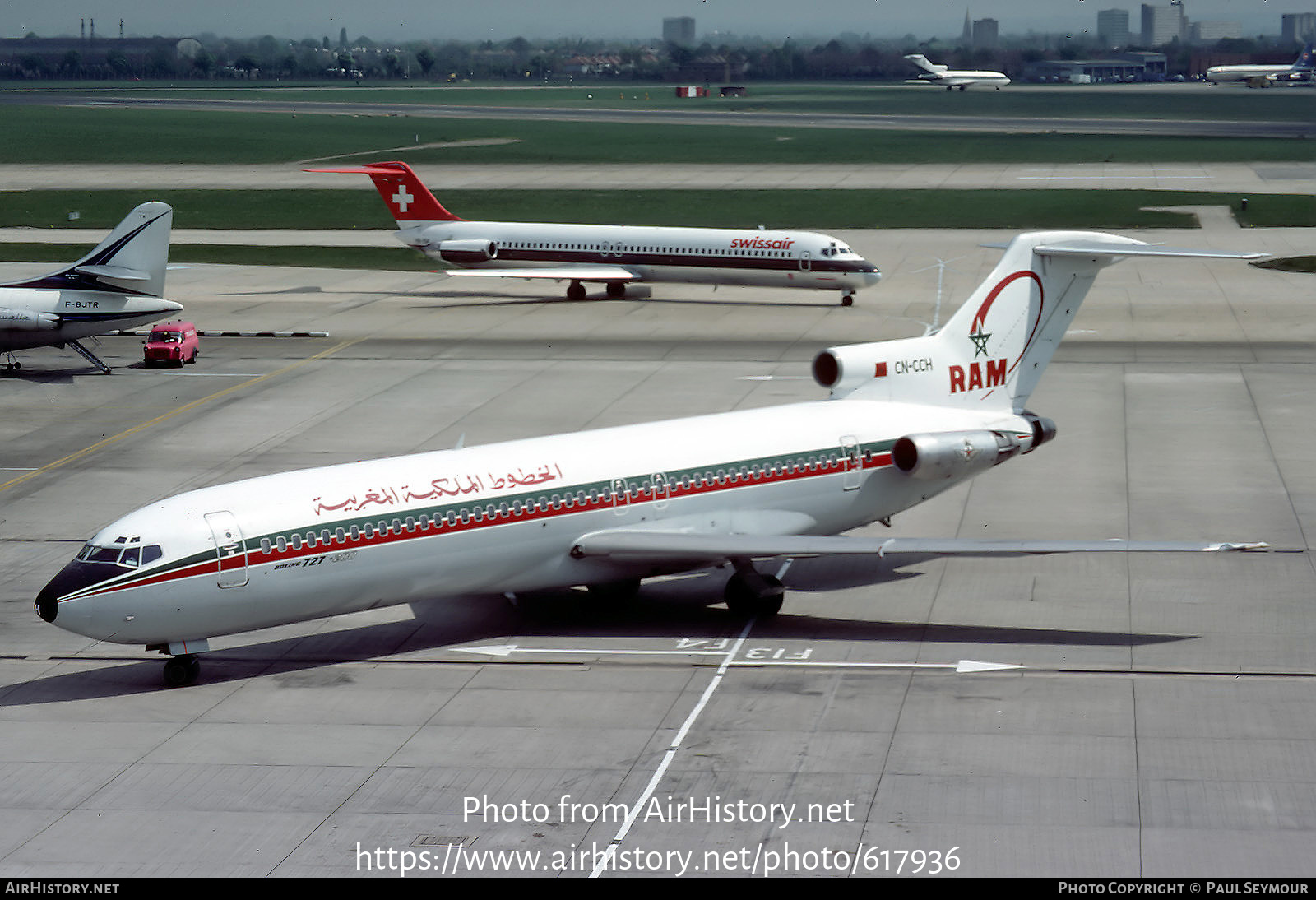 Aircraft Photo of CN-CCH | Boeing 727-2B6/Adv | Royal Air Maroc - RAM | AirHistory.net #617936