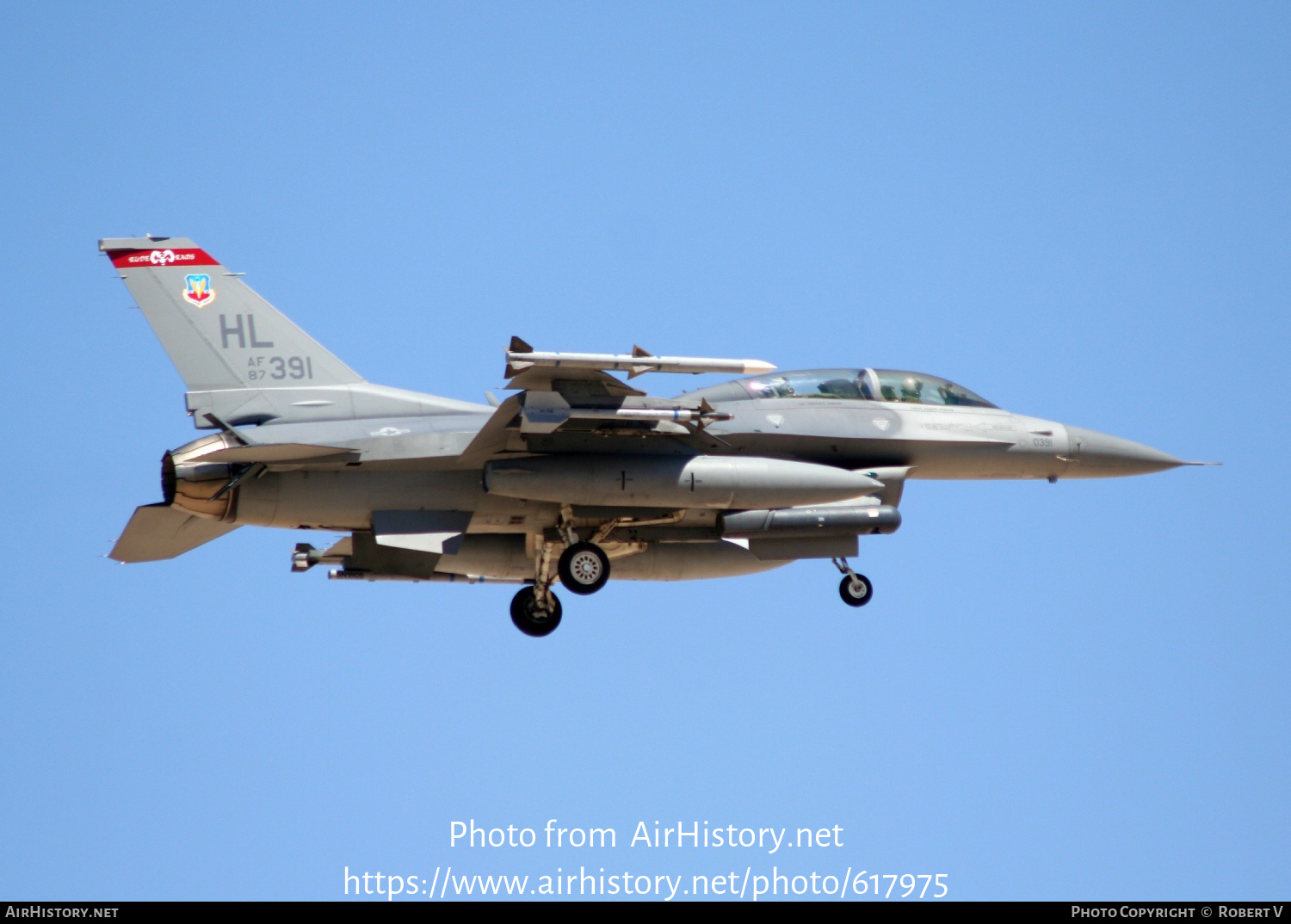 Aircraft Photo of 87-0391 / AF87-391 | General Dynamics F-16DM Fighting Falcon | USA - Air Force | AirHistory.net #617975